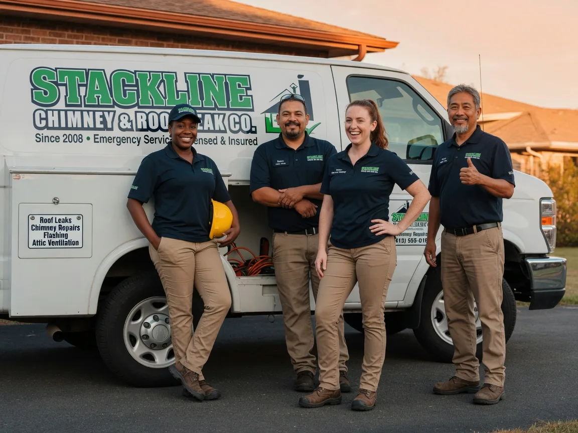 Chimney flashing repair company in Bonnie, IL